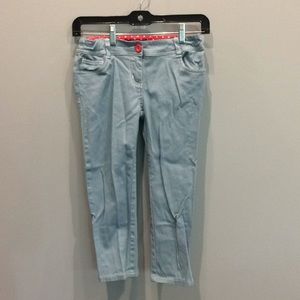 Mini Boden Light‎ Blue Capri Pants